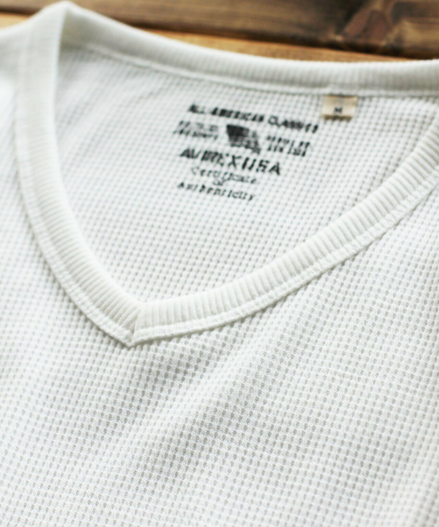《DAILY/デイリー》THERMAL L/S V-NECK T-SHIRT/サーマル 長袖 ブイネック Tシャツ